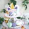 3 Tier 15" tall Unicorn Top Cardboard Cupcake Stand Wedding Dessert Holder Set